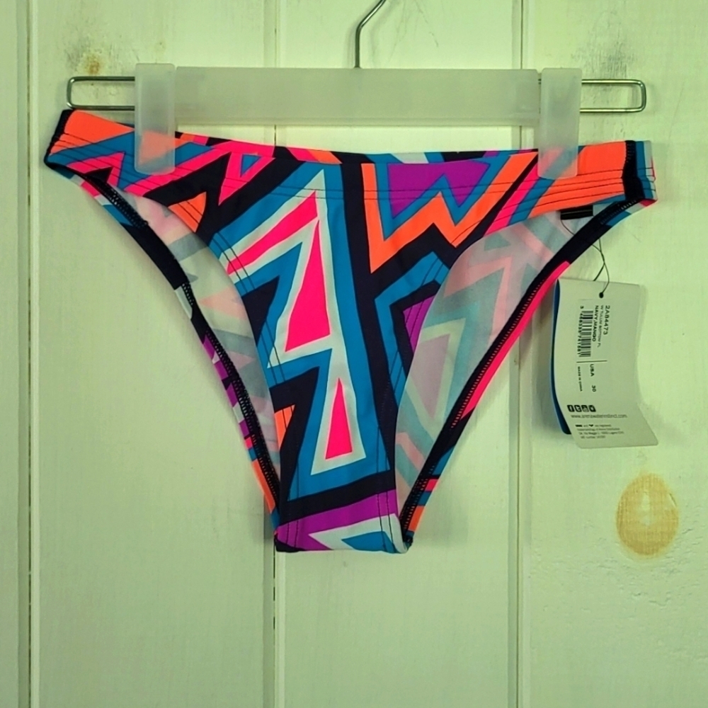 Arena Womens Multicolor Training Bikini Swim Bottom